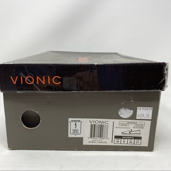 Vionic MIDI SNAKE SLIP-ON SNEAKER blue - Picture 7 of 10